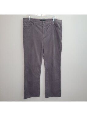 Lauren Ralph Lauren gray bootcut corduroy pants